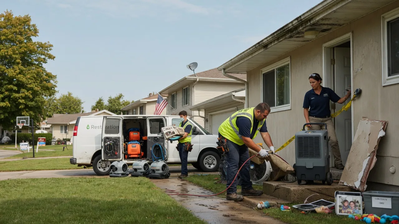 Water Damage Restoration in Burns, KS near me